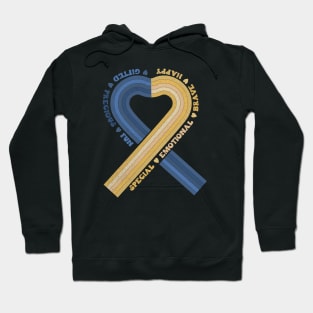 Down Syndrome Awareness Ribbon Hoodie